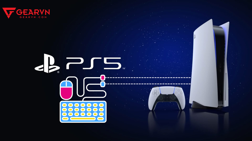 Hướng dẫn kết nối bàn phím và chuột với PS5