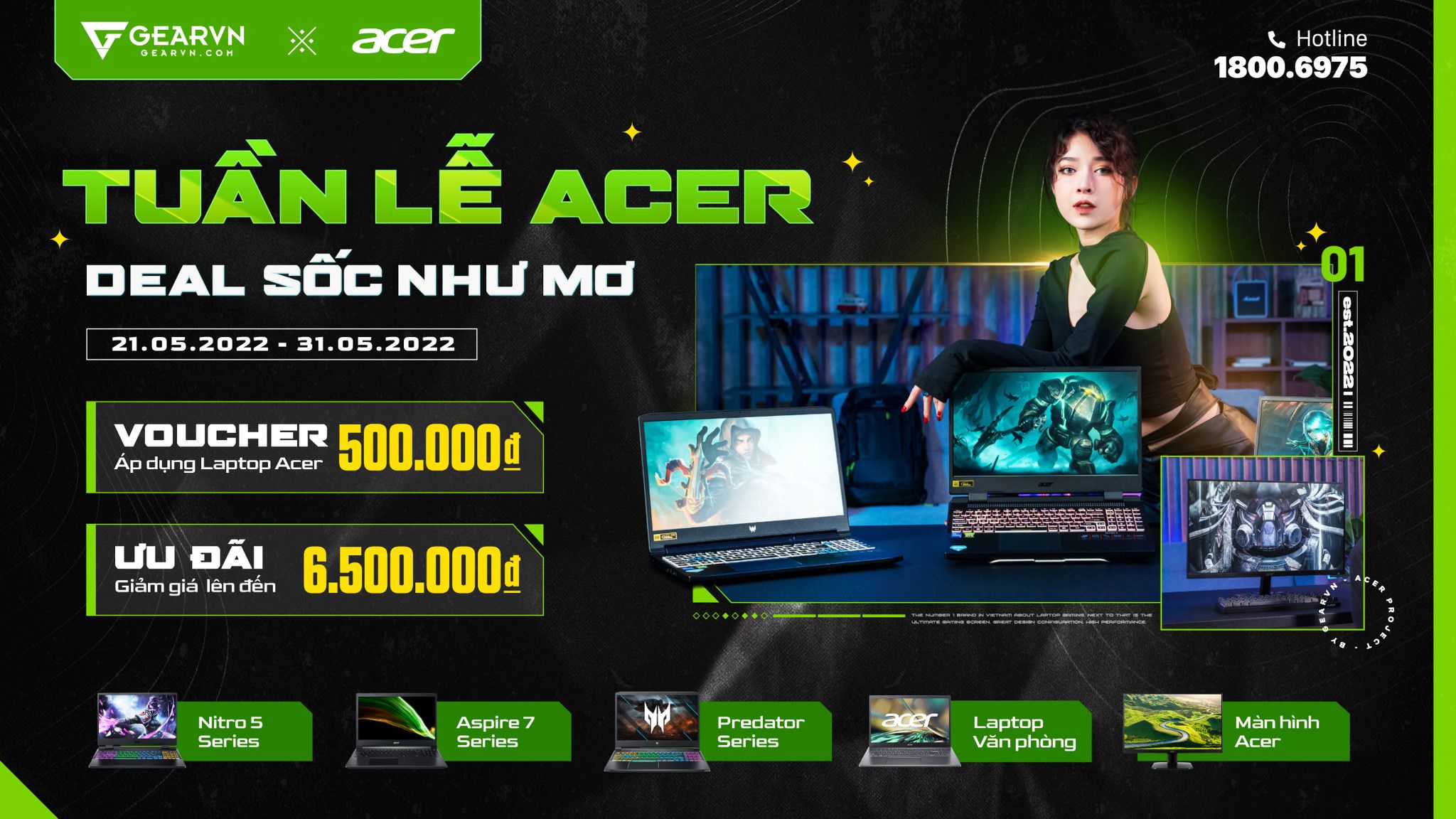 Top 5 mẫu laptop gaming đáng mua nhất trong sự kiện 