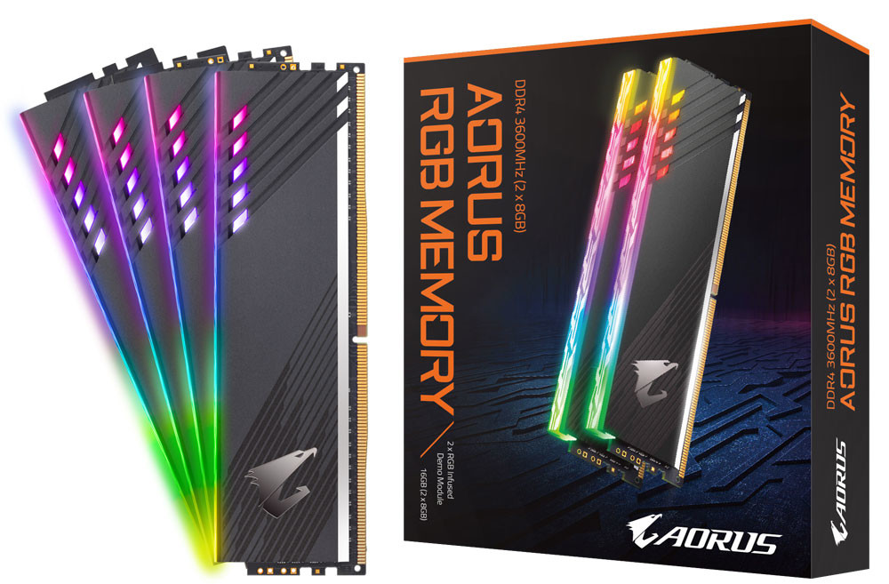 Gigabyte ra mắt kit RAM AORUS RGB với tính năng “tự ép xung” chỉ trong 1 nốt nhạc