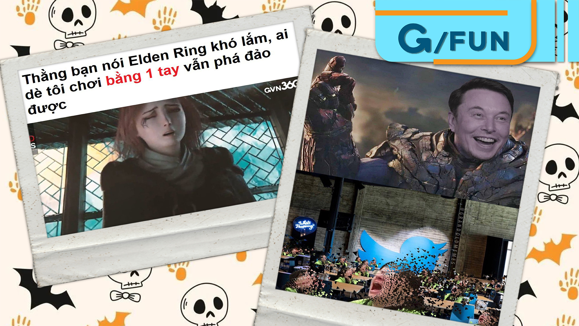 Tổng hợp meme hài hước cuối tuần: Chơi Elden Ring 1 tay, Twitter bay màu…