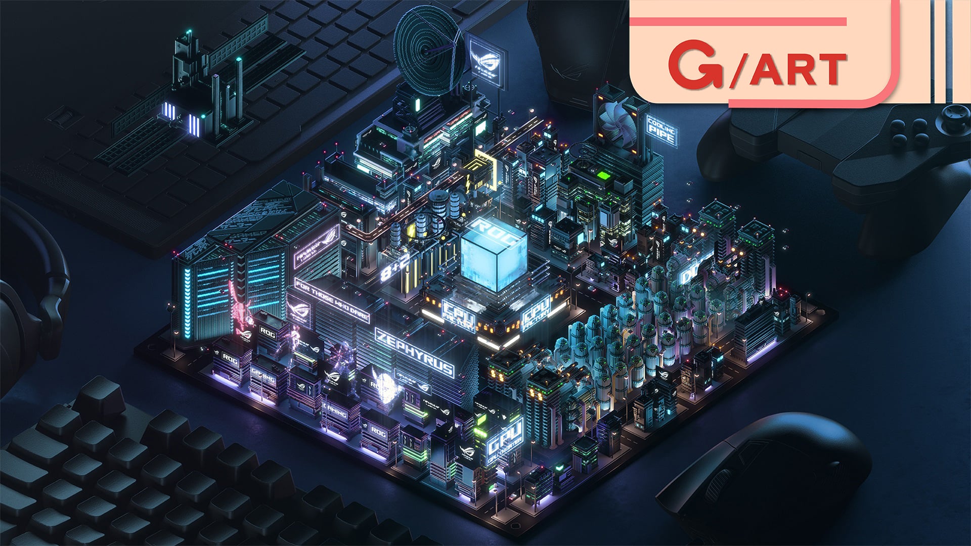 Đã là fan thì desktop phải ngầu, mời các bạn tải hình nền ASUS ROG (P.5)