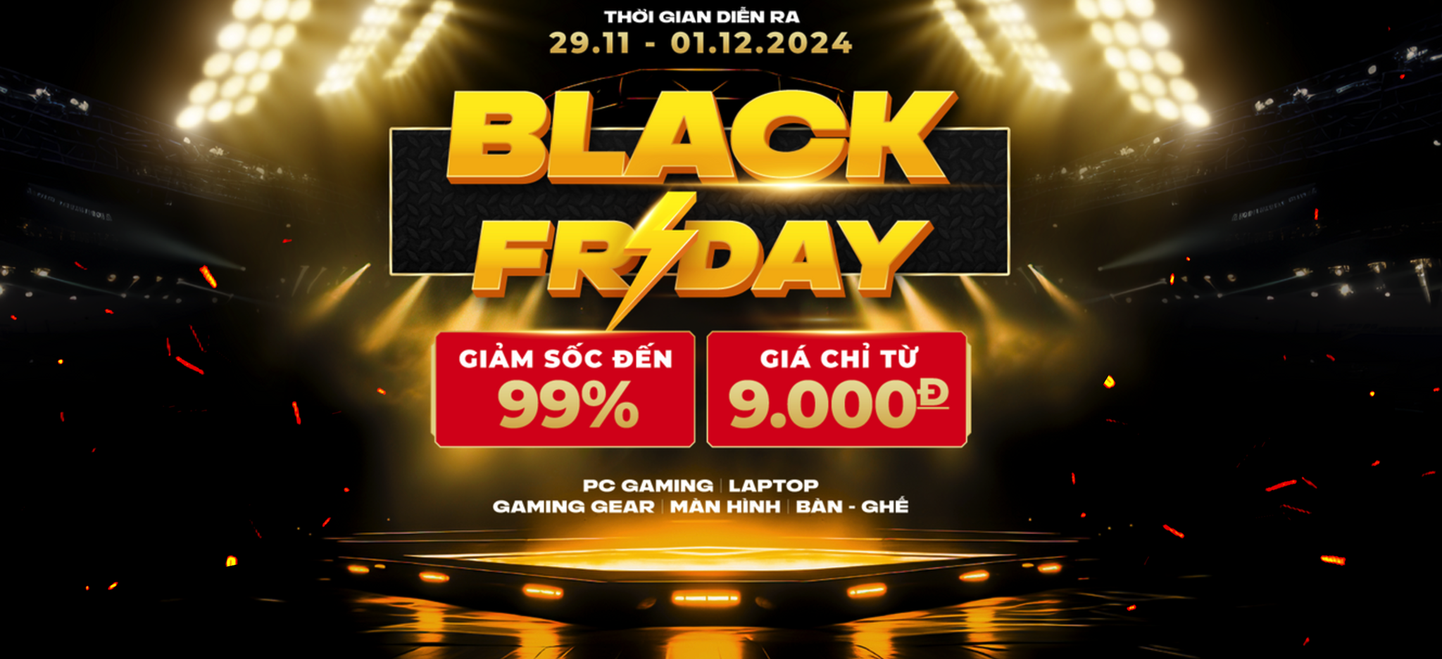 Black Friday GEARVN 2024 - Săn ngay DEAL SỐC giảm giá đến 99%