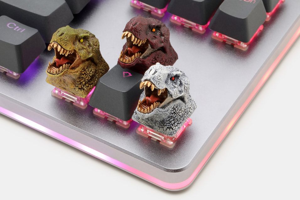 Xuất hiện keycap khủng long siêu ngầu, sẵn sàng “đớp” ngón tay bạn khi chạm vào