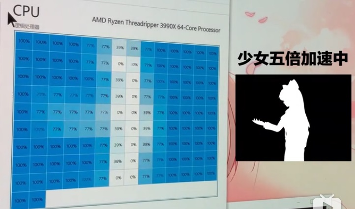 Mời anh em thưởng thức MV được dựng bằng nhân của CPU AMD Ryzen Threadripper và chạy trên Task Manager Player