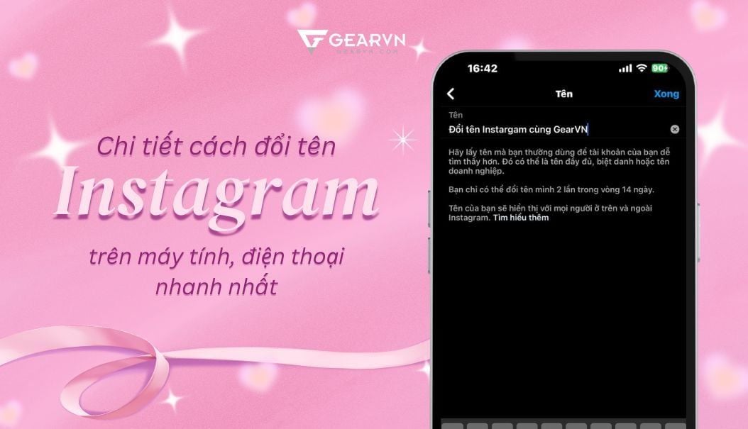 Chi tiết cách đổi tên Instagram trên máy tính, điện thoại nhanh nhất