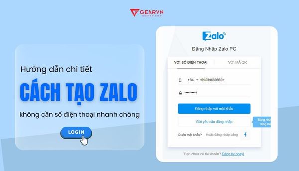 Cách tạo Zalo không cần số điện thoại trên PC, điện thoại nhanh chóng