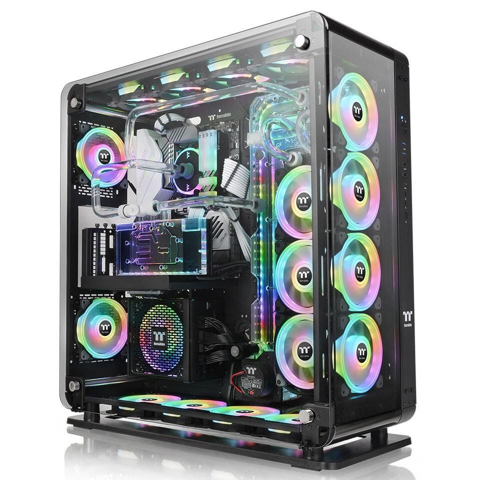 Thermaltake công bố 4 thùng máy AH T200, Core P8 TG, Tower 100, DistroCase 350P và PSU Toughpower PF1 80 PLUS Platinum