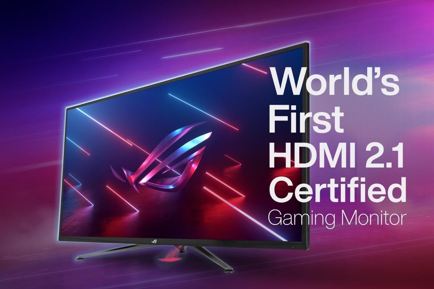 ASUS hé lộ màn hình gaming 4K đầu tiên trên thế giới hỗ trợ HDMI 2.1, ra mắt cuối năm 2020