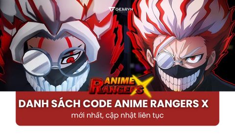 Full danh sách code Anime Rangers X update 8.0 mới nhất, cập nhật T12/2025