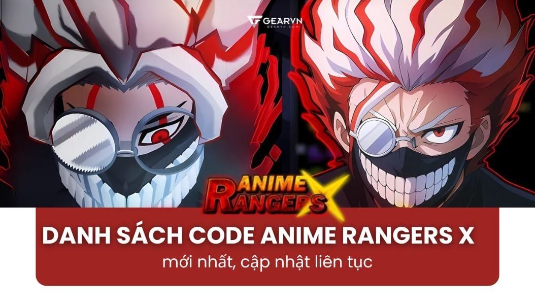 Full danh sách code Anime Rangers X mới nhất, cập nhật T6/2025