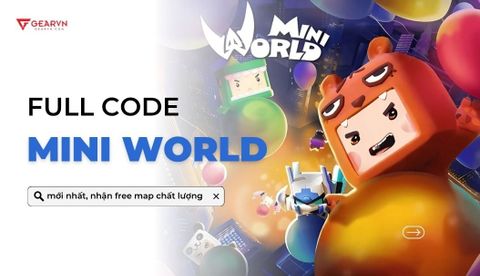 Full danh sách code Mini World 2025 mới nhất, nhận free map chất lượng