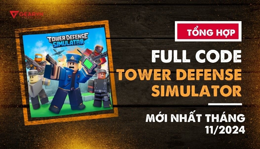 Tổng hợp FULL code Tower Defense Simulator mới nhất tháng 11/2024