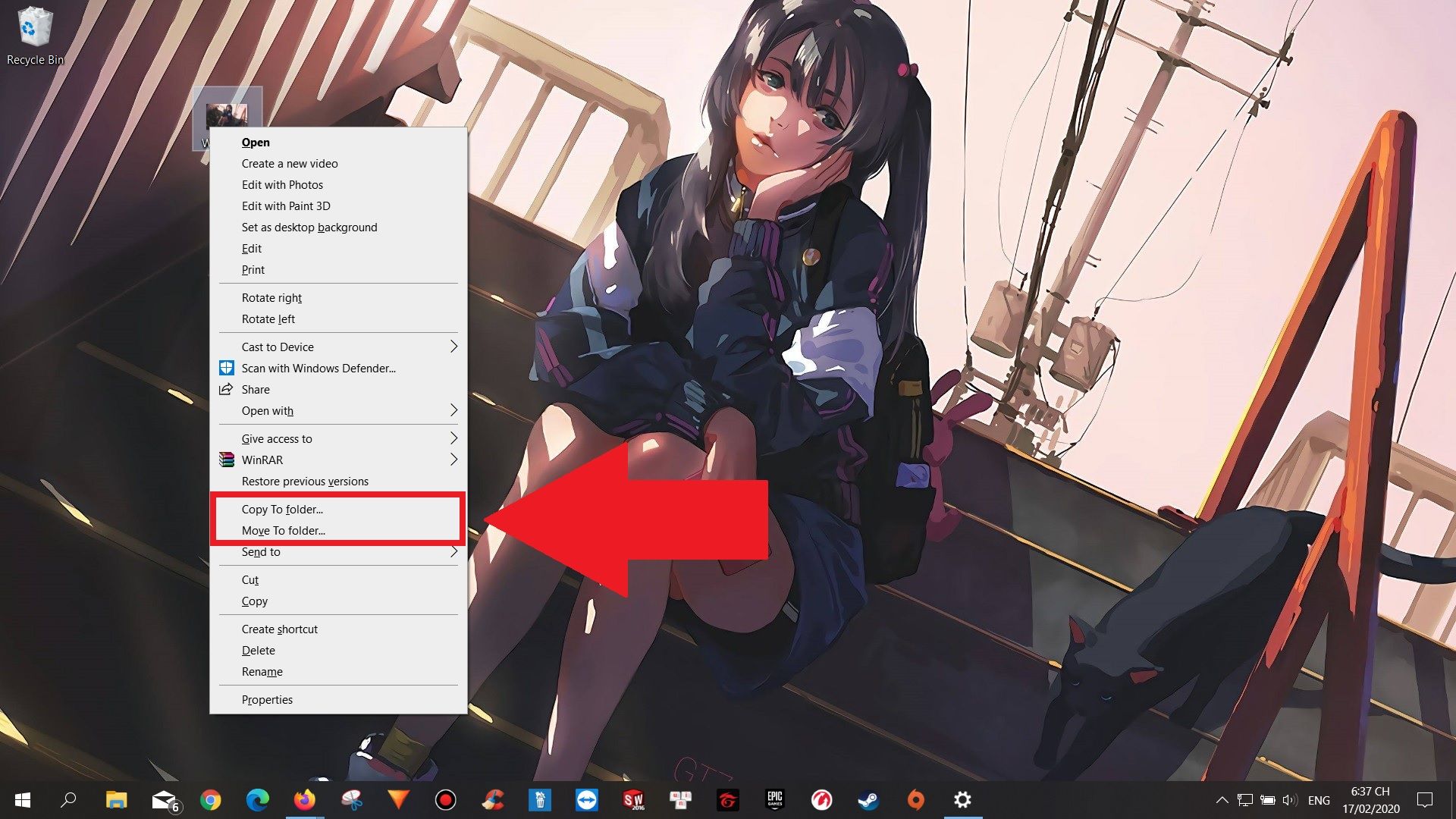 Hướng dẫn thêm tính năng Move to và Copy to vào menu chuột phải để đi chuyển file nhanh hơn