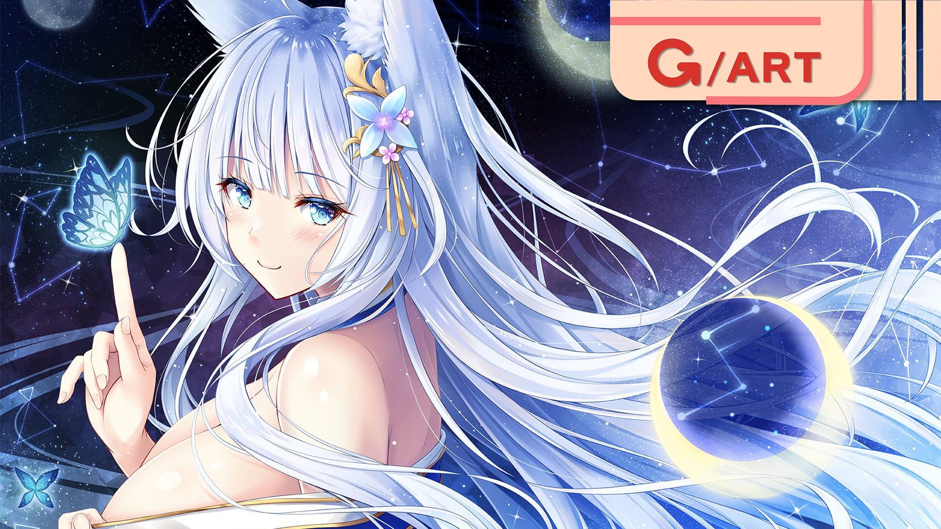 Vì ai cũng cần desktop ấn tượng, mời tải bộ hình nền hồ ly phong cách anime