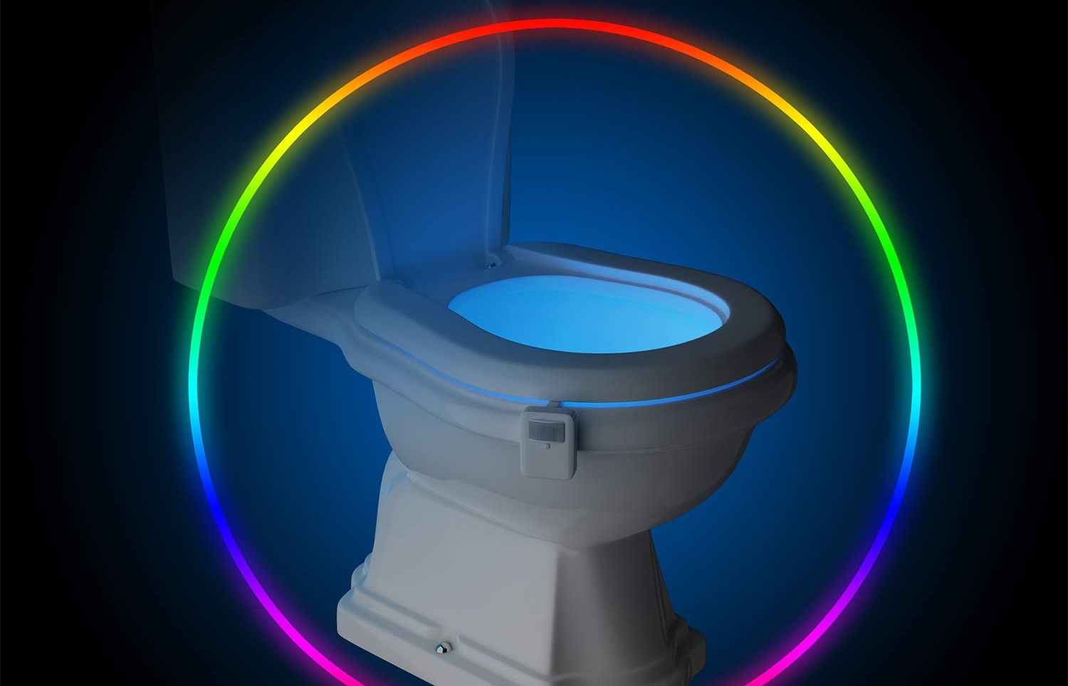 Ghế gaming gì tầm này nữa, giờ đến cả bồn cầu cũng có đèn RGB luôn rồi