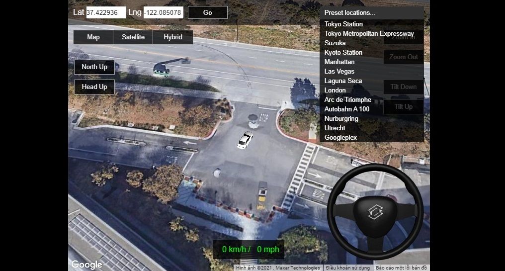 Mời các bạn chu du vòng quanh thế giới với trình mô phỏng lái xe trên Google Maps