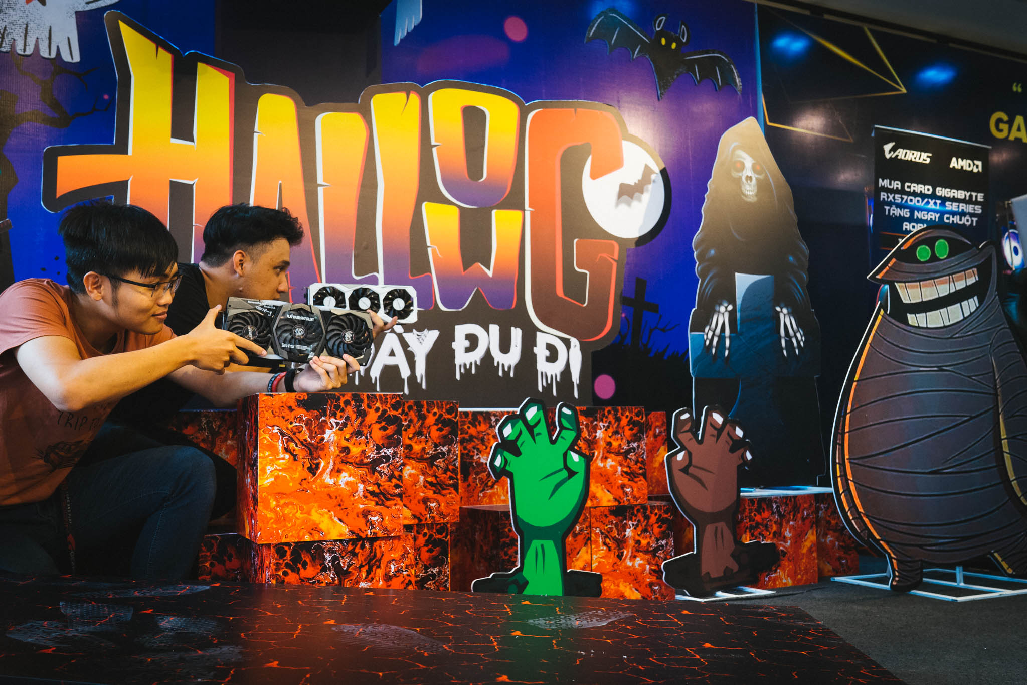 GearVN trình làng góc chụp ảnh check in ảo diệu cho dân công nghệ mùa Halloween