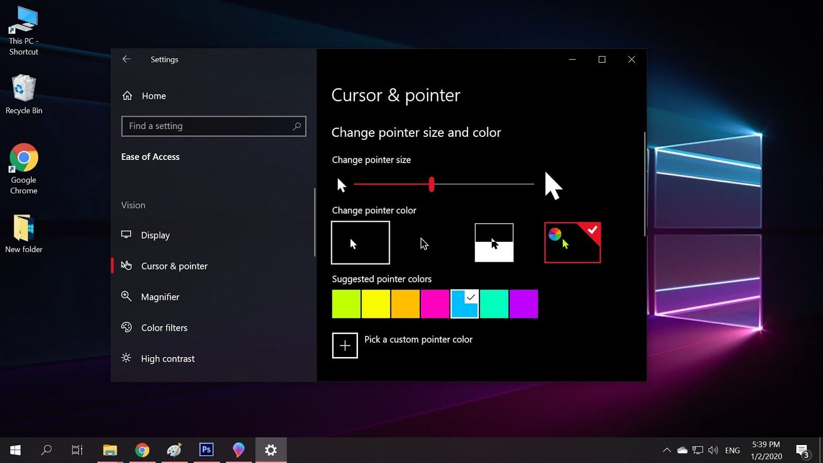 Hướng dẫn tuỳ biến con trỏ chuột theo phong cách của bạn