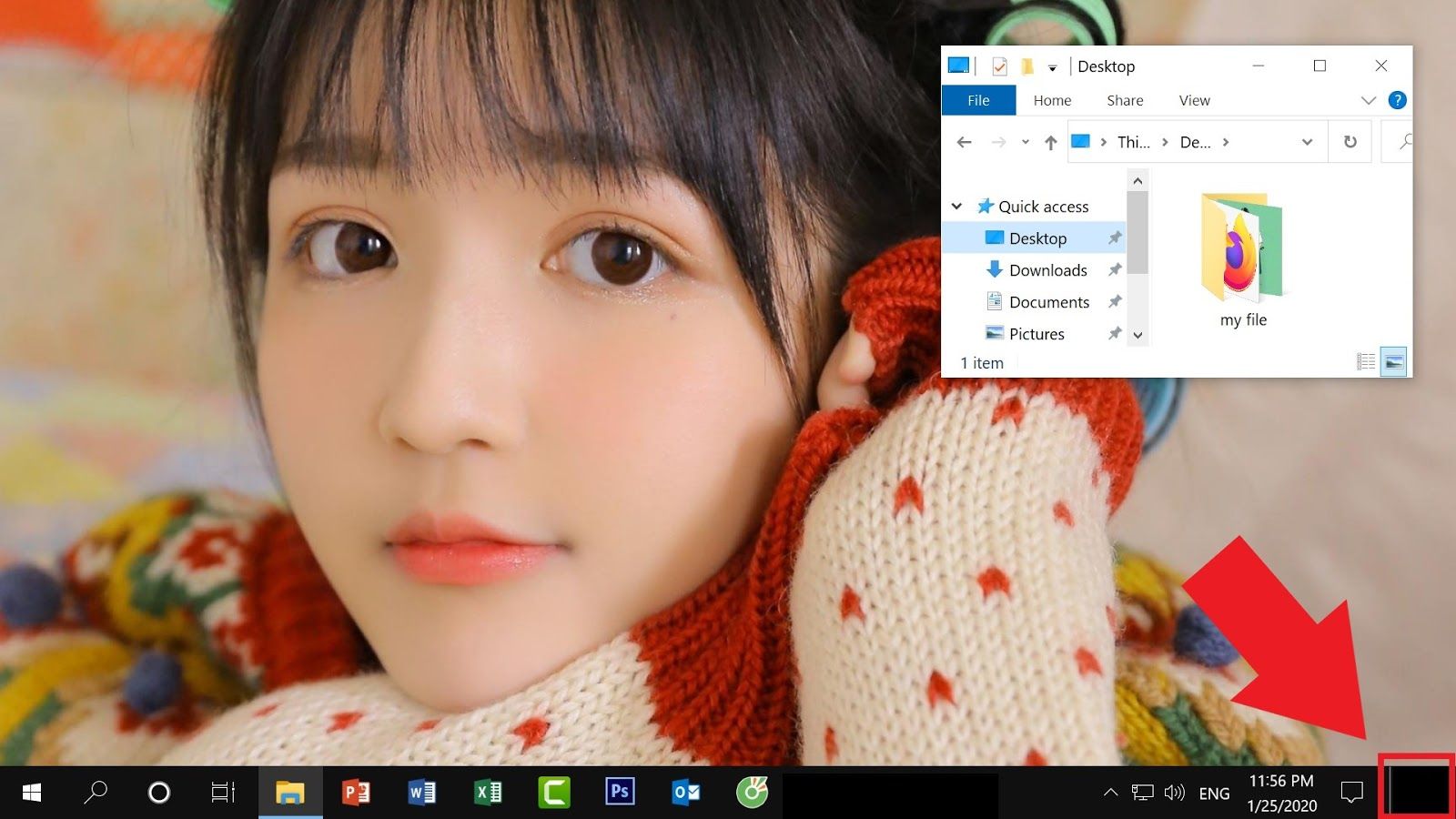 Hướng dẫn bật/tắt tính năng Peek - “nghía” nhìn Desktop trên Windows 10