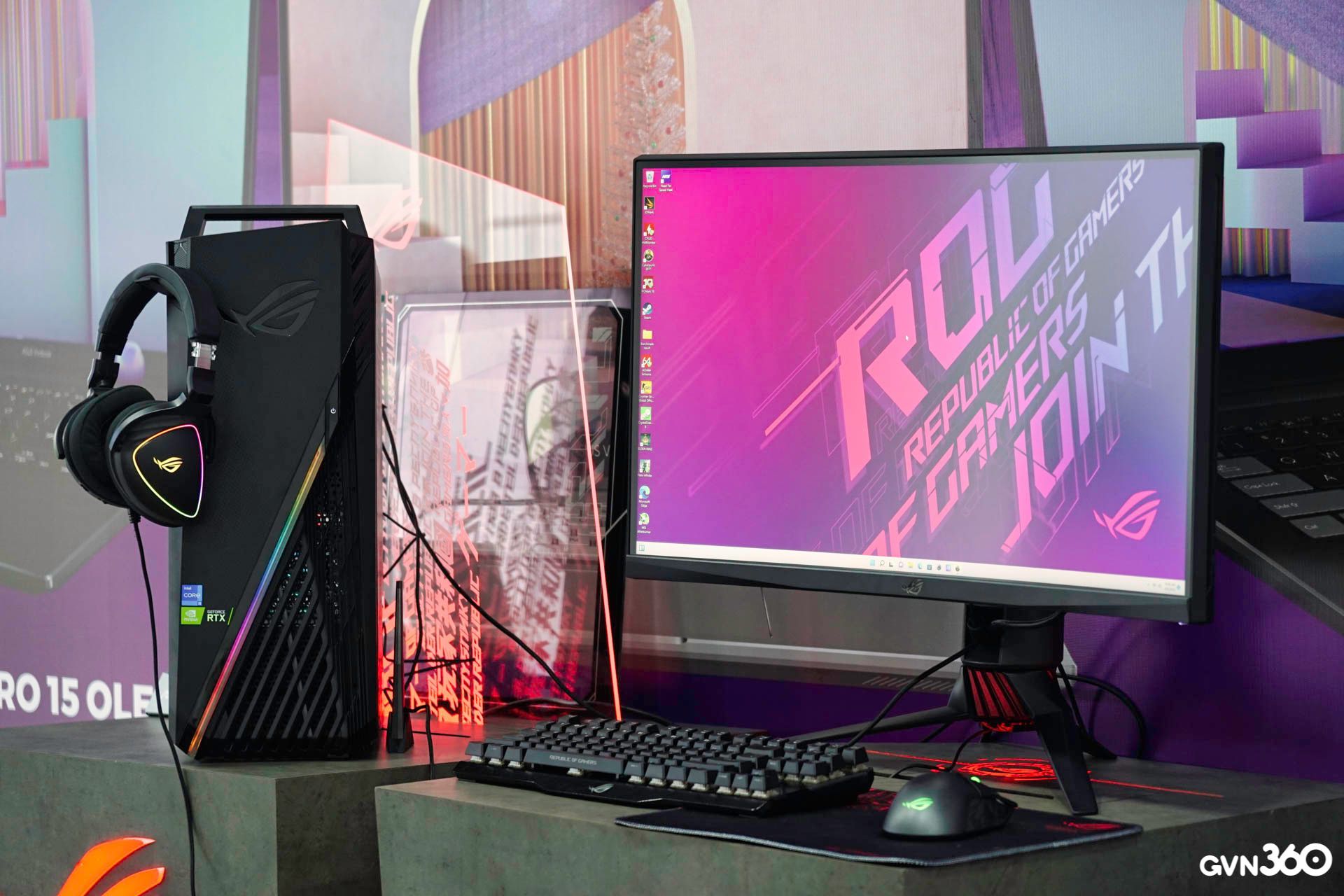 ASUS trình làng máy bộ gaming ROG Strix GT15 2022 trang bị chip Intel Core thế hệ 12, giá từ 38 triệu