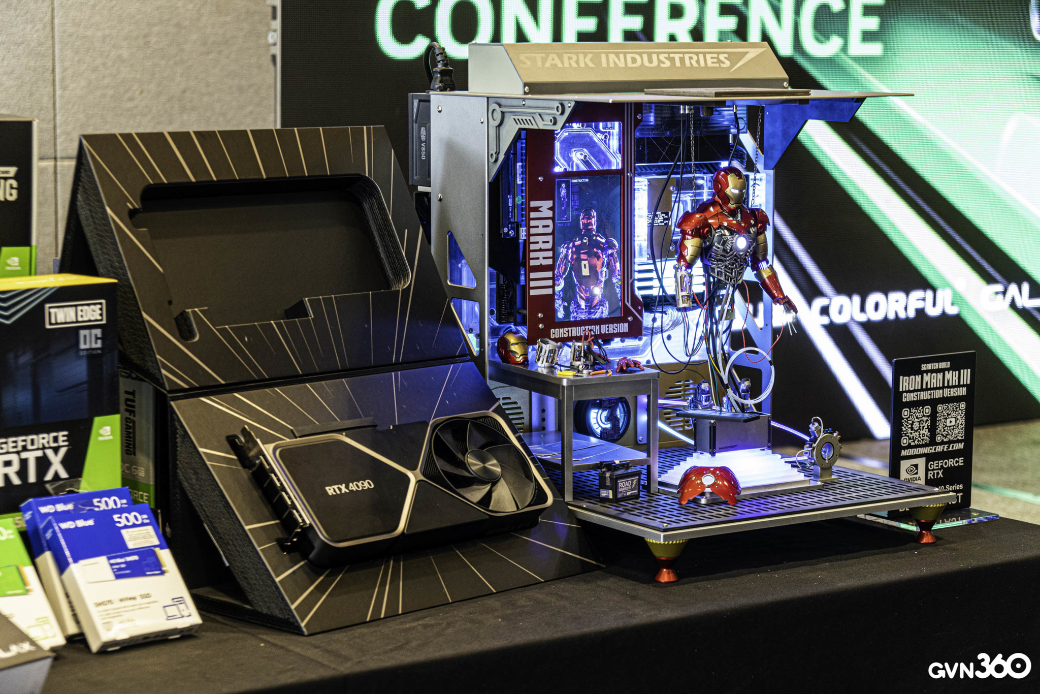 Một vòng sự kiện Nvidia Beyond Fast với dàn PC custom RTX 4090 Iron Man độc nhất
