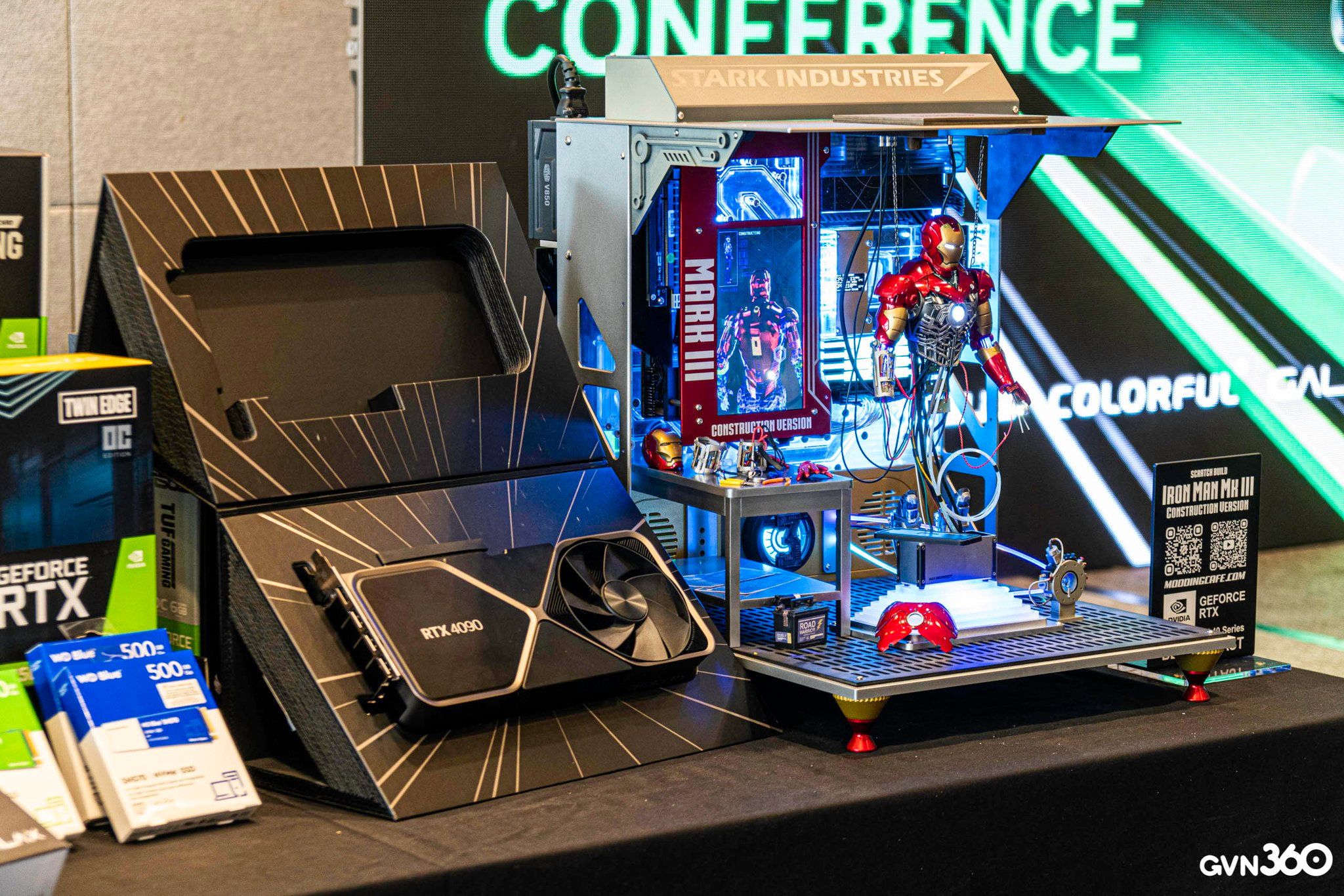 Một vòng sự kiện Nvidia Beyond Fast với dàn PC custom RTX 4090 Iron Man độc nhất