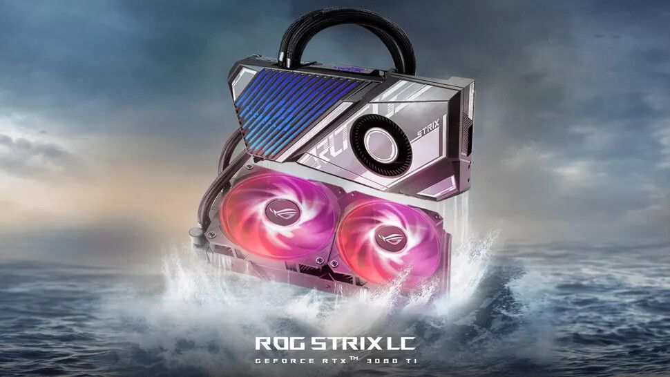 ASUS ra mắt RTX 3080 Ti ROG Strix LC với tản nhiệt lai cực “cháy”, kết hợp tản lồng sóc và AIO