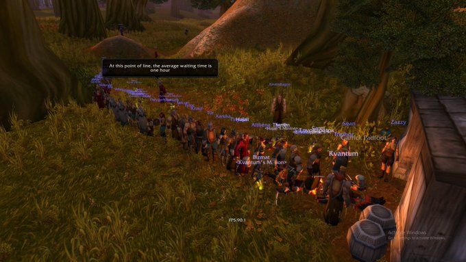 World of Warcraft Classic mới mở cửa 2 ngày, người chơi đã phải xếp hàng đánh boss vì quá đông.