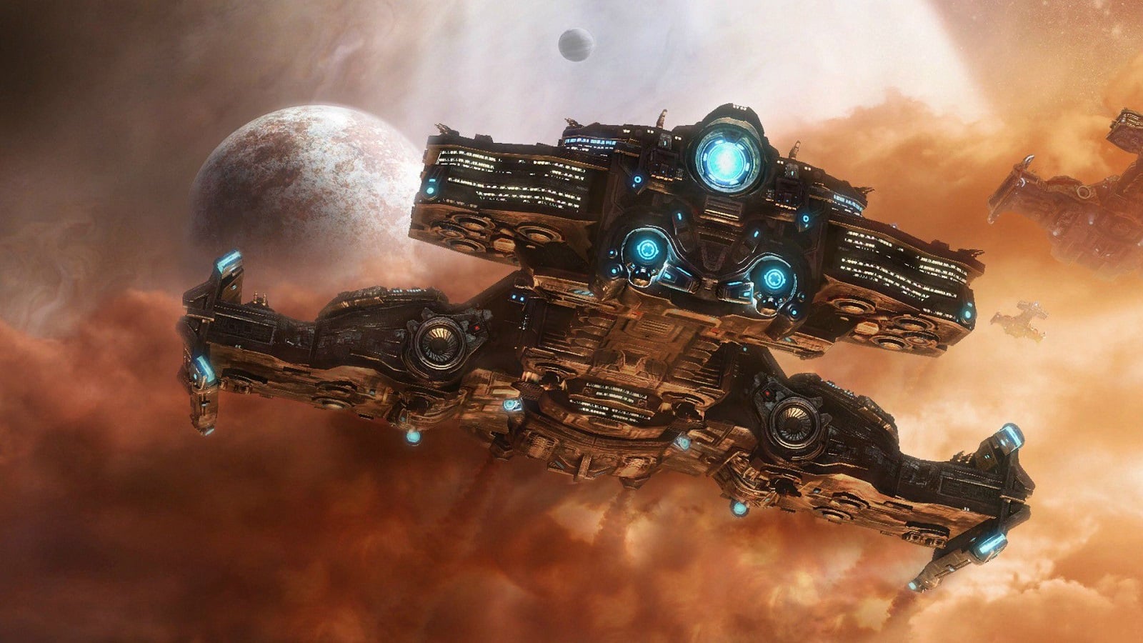 Vì ai cũng cần desktop ấn tượng, mời anh em tải bộ hình nền “Starcraft - chiến hạm không gian” cực chất