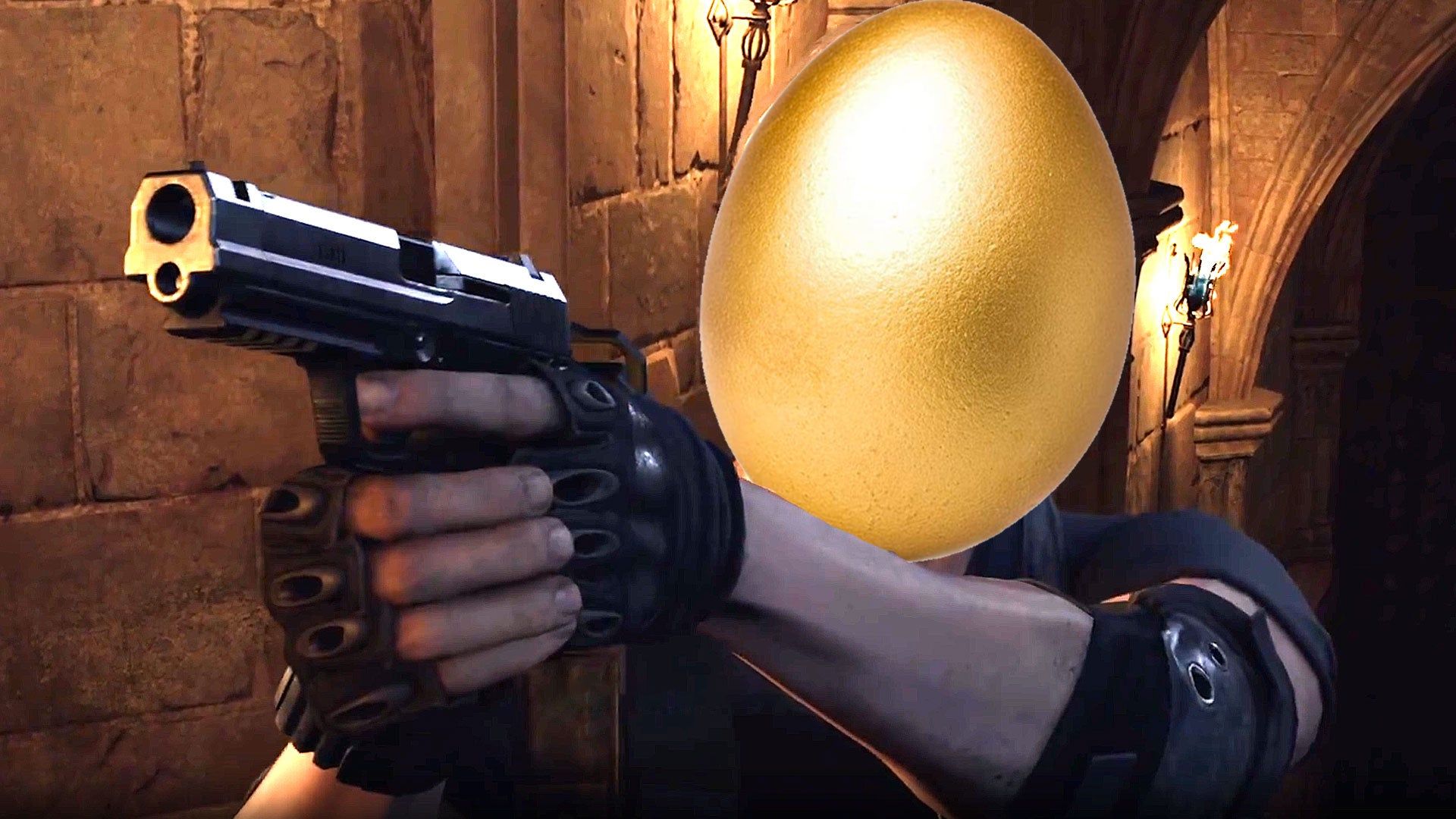 Độc lạ Resident Evil 4 Remake, bạn có thể hạ 1 con trùm bằng cách ném trứng vào mặt nó