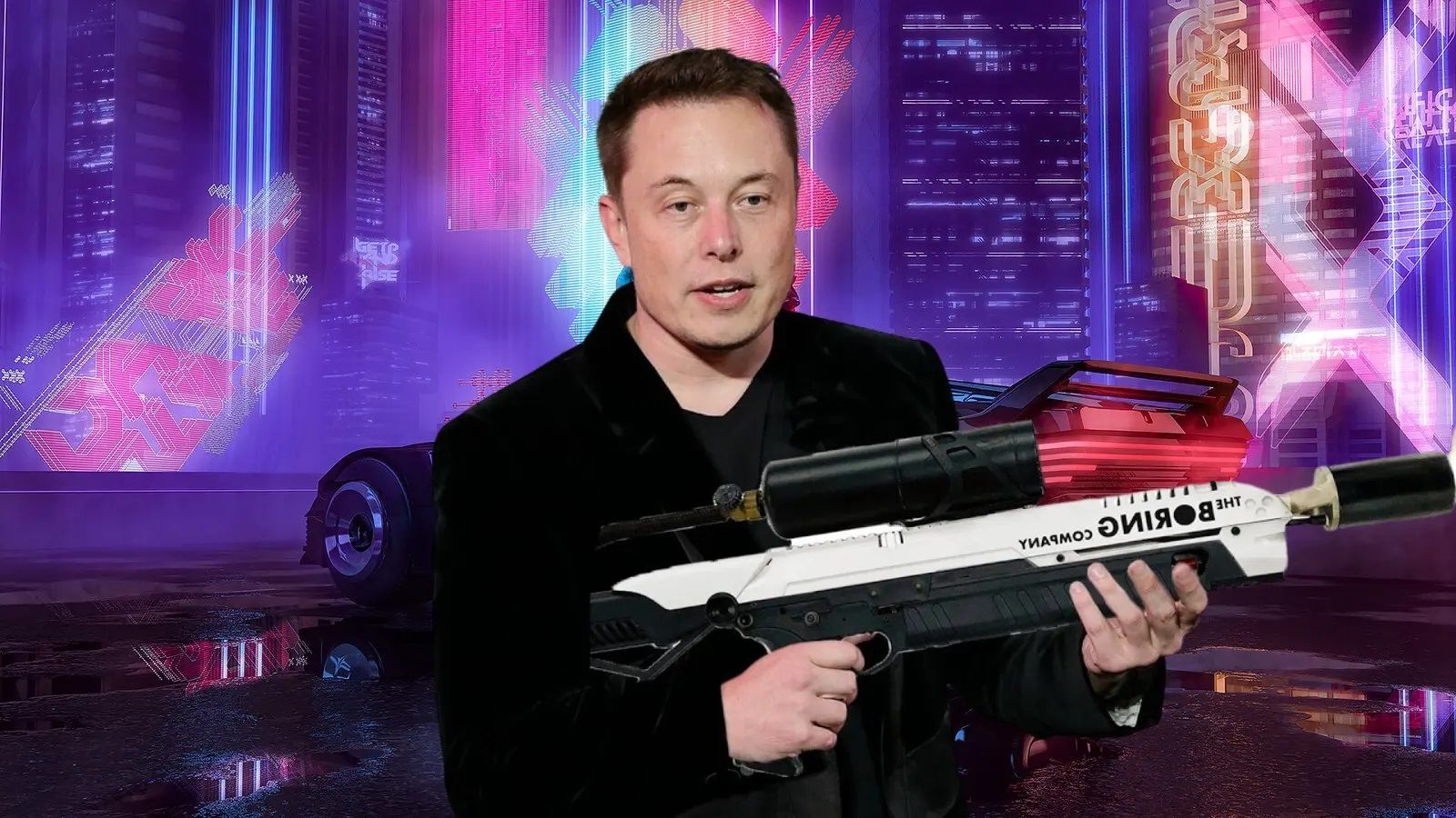 Elon Musk từng cầm cây súng 200 tuổi để đòi làm cameo trong bom tấn Cyberpunk 2077