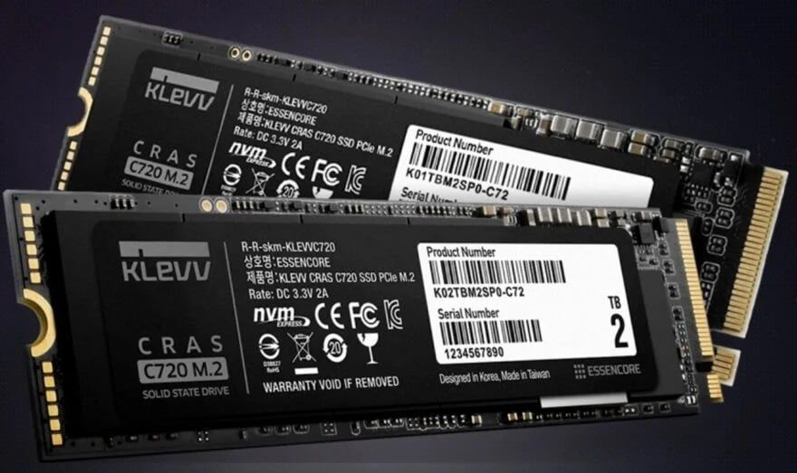 ESSENCORE ra mắt bộ đôi SSD NVMe M.2 KLEVV CRAS C920 và C720, muốn giá mềm hay hiệu năng đều có đủ