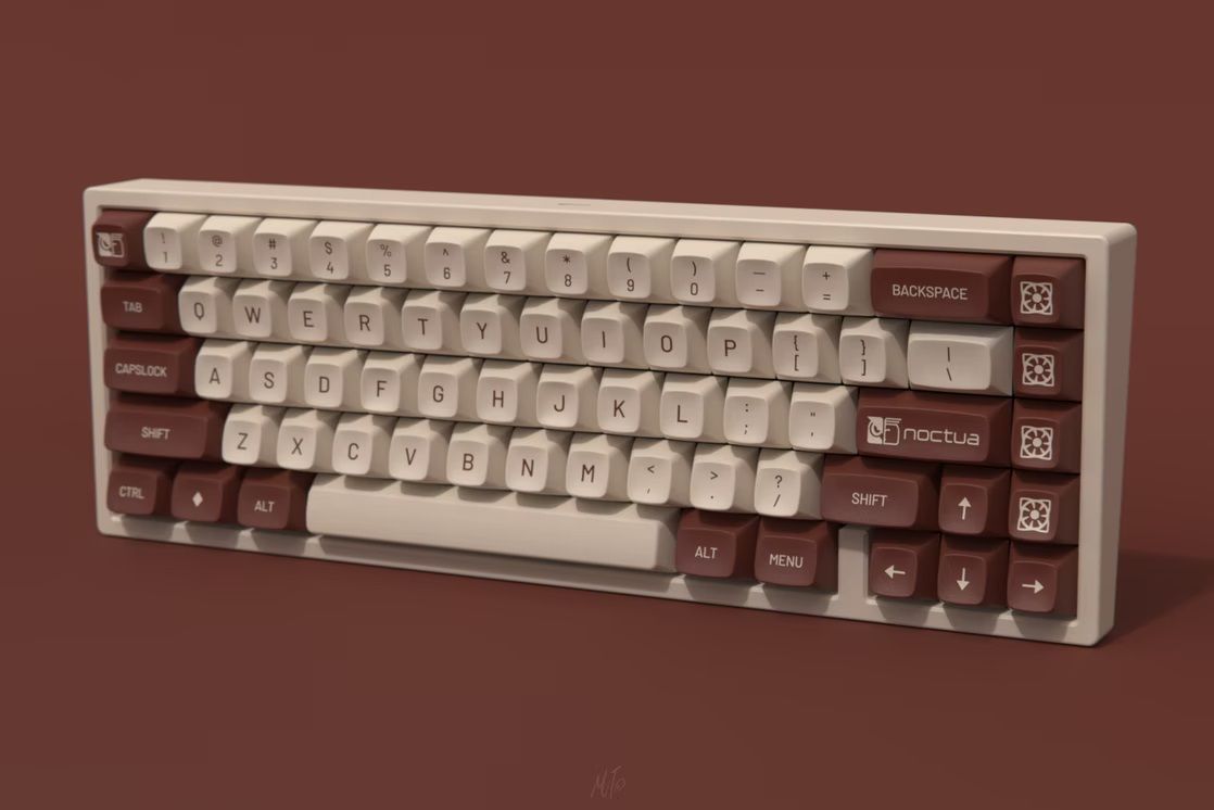 Noctua ra mắt bộ keycap màu nâu-tan huyền thoại, giá từ 115 đô