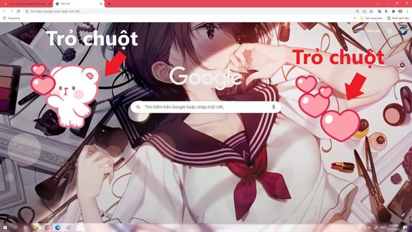 Hướng dẫn mang không khí ngày Valentine lên Chrome với giao diện tình yêu tuyệt đẹp