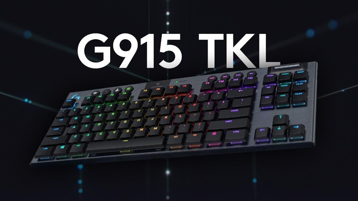 Logitech G công bố bàn phím cơ gaming không dây G915 TKL: pin 135 ngày, switch low-profile, giá 229 đô