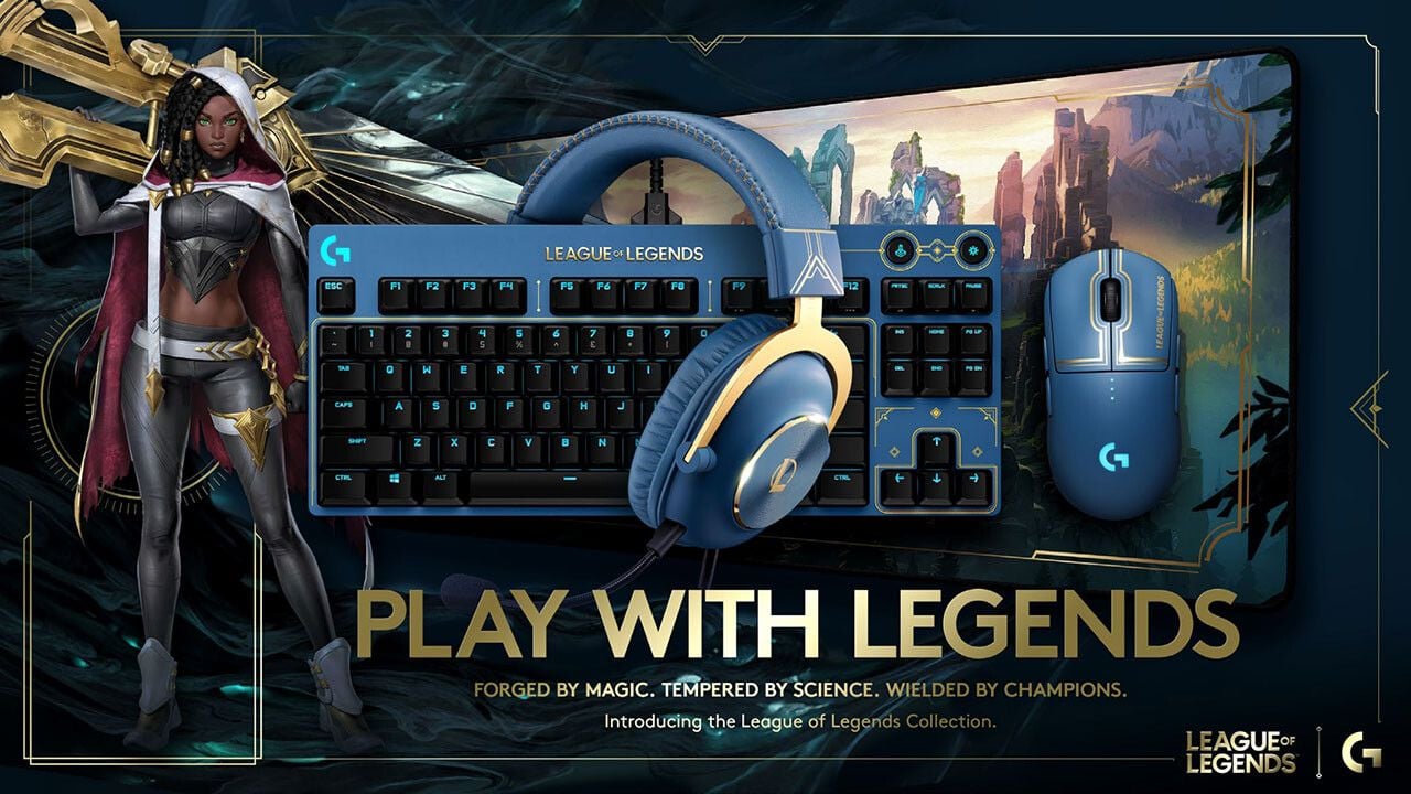 Logitech và Riot Games ra mắt gaming gear phiên bản Liên Minh Huyền Thoại