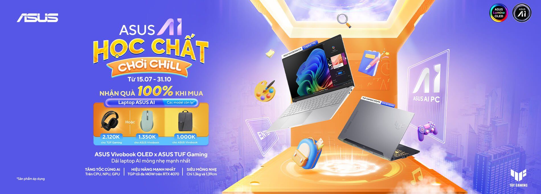 ASUS AI: Học Chất - Chơi Chill