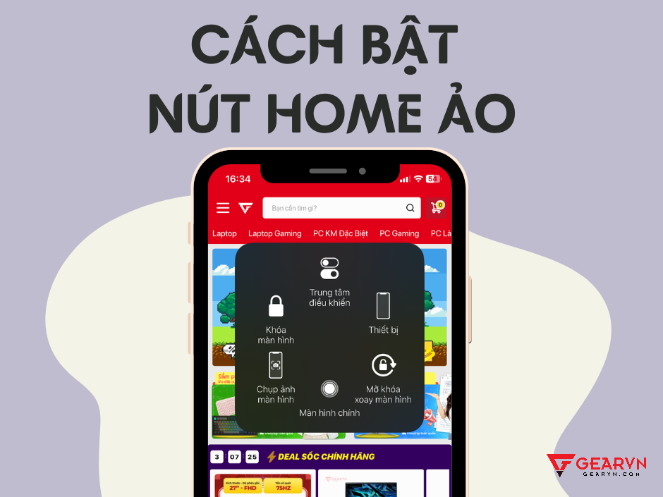 Cách bật tắt nút home trên iPhone, iPad và Android siêu đơn giản