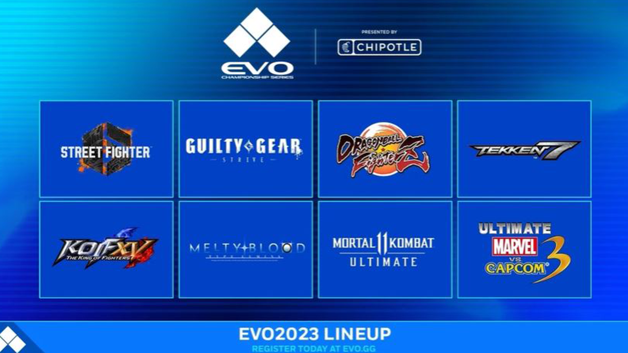 8 tựa game thi đấu tại EVO 2023 với tổng giải thưởng 25.000 USD
