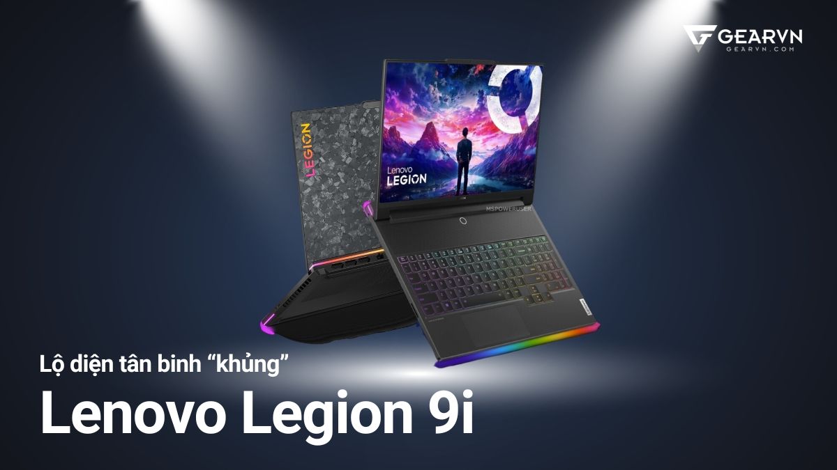 Lộ diện laptop gaming “khủng” Lenovo Legion 9i