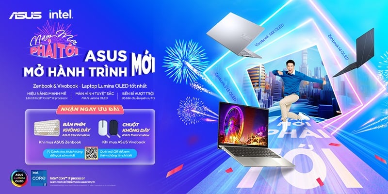 NĂM MỚI PHẢI TỚI - ASUS MỚI, MỞ HÀNH TRÌNH MỚI