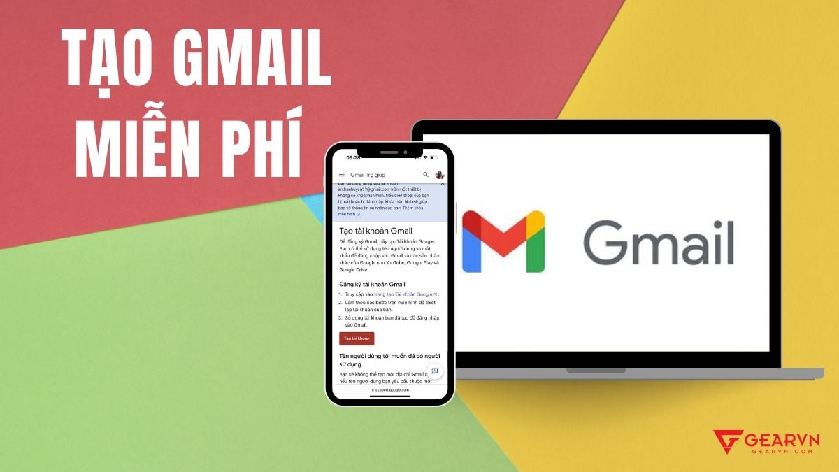 Tạo Gmail trên điện thoại, máy tính đơn giản cho người mới