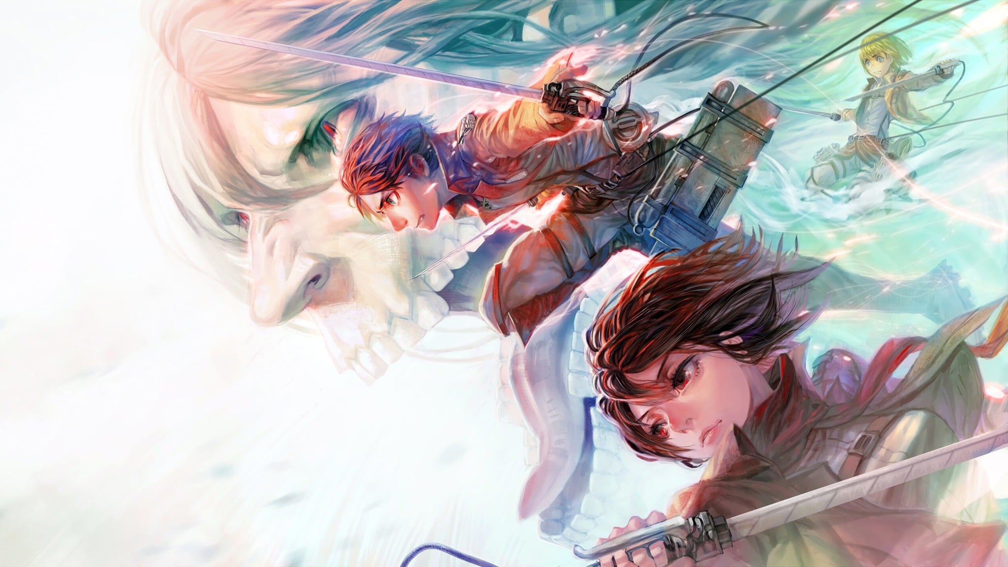 Vì ai cũng cần desktop ấn tượng, mời anh em tải bộ hình nền Attack on Titan tuyệt đẹp