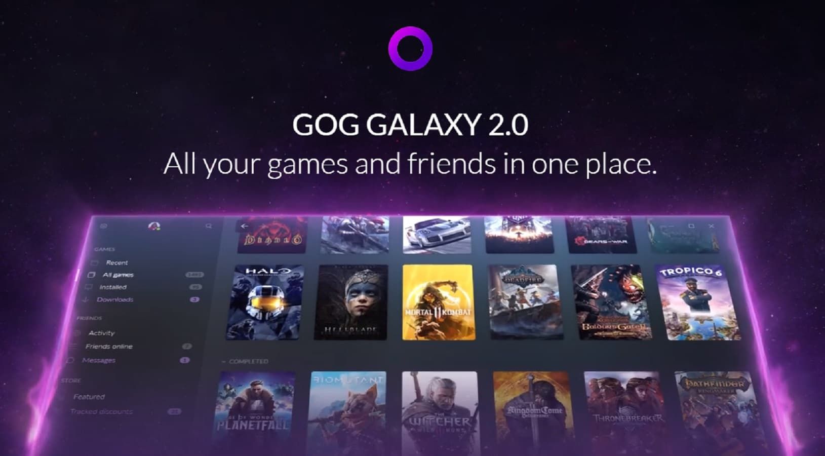 GOG Galaxy 2.0 được cập nhật nhiều tính năng mới