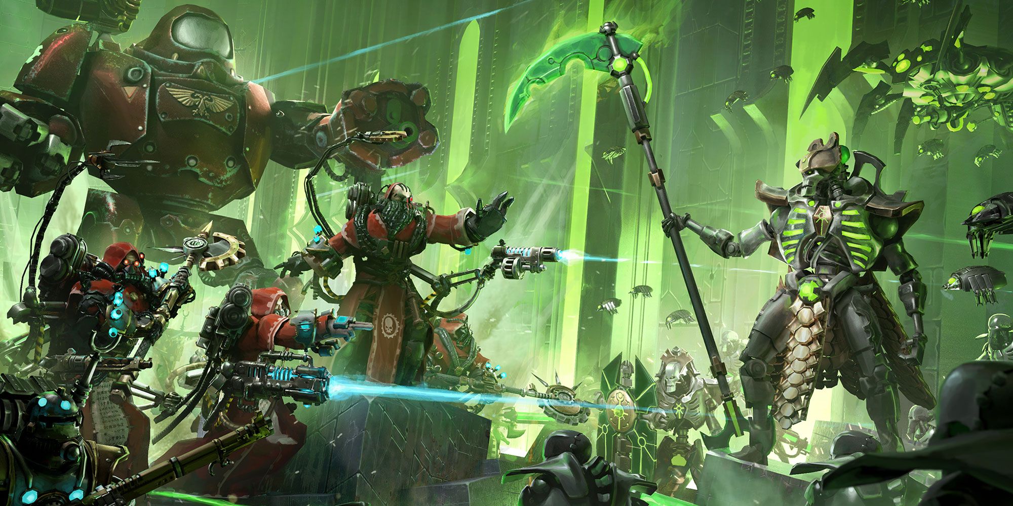 Warhammer 40K: Mechanicus và Saturnalia đang miễn phí, mời bạn khám phá hành tinh lăng mộ và ngôi làng bí ẩn