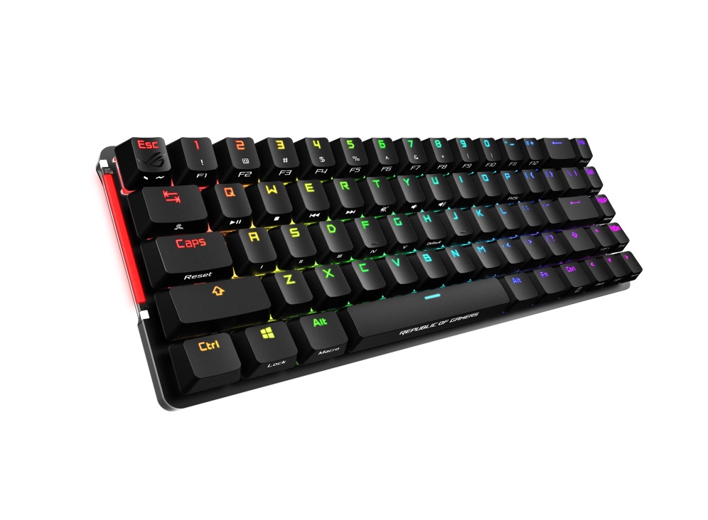 ASUS trình làng ROG Falchion – Bàn phím gaming cơ không dây 65% với cạnh cảm ứng, LED RGB và pin 400 giờ