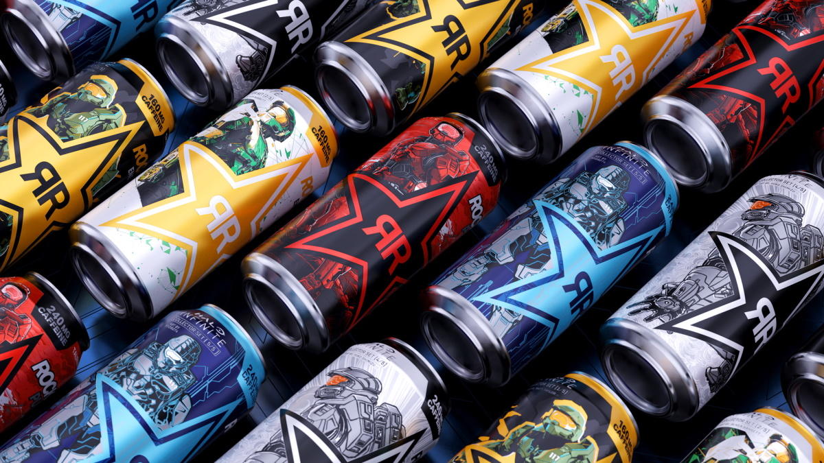 Rockstar phối hợp Halo Infinite ra mắt nước tăng lực phiên bản đặc biệt, uống vào có hồi máu hay không thì chưa biết