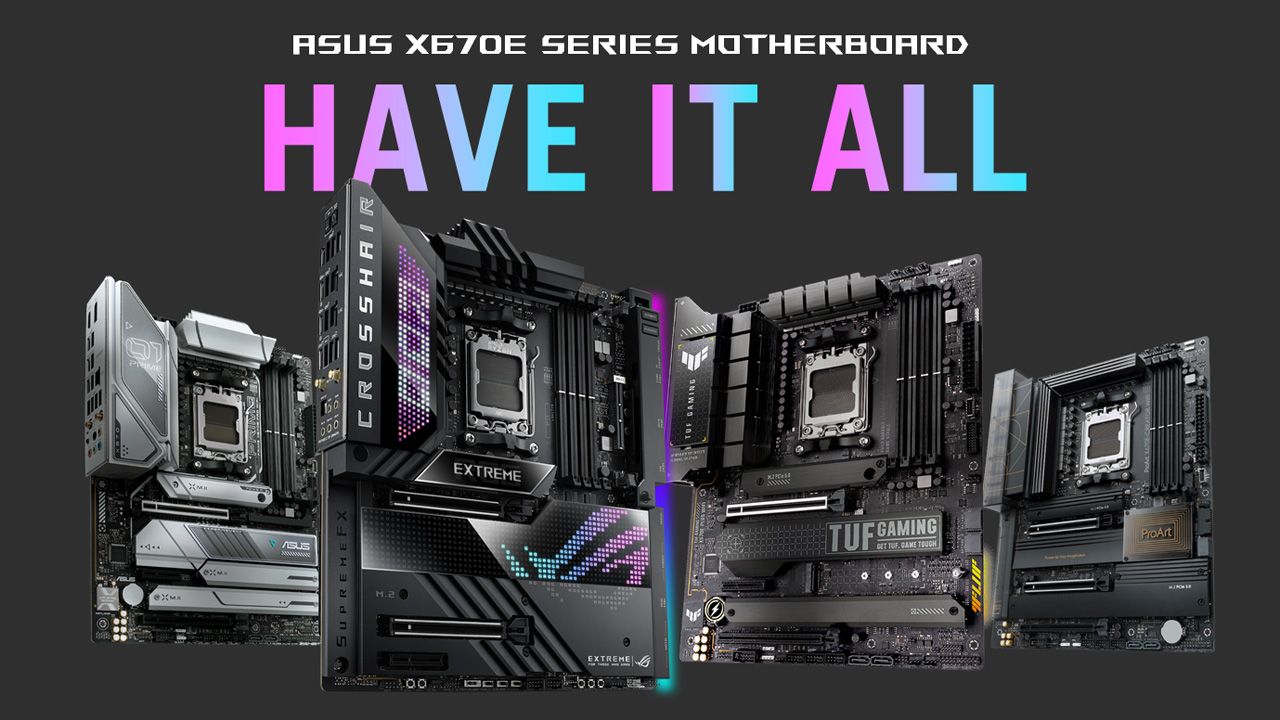 ASUS trình làng loạt bo mạch chủ AMD X670 và X670E giúp khai thác sức mạnh chip Ryzen 7000 series