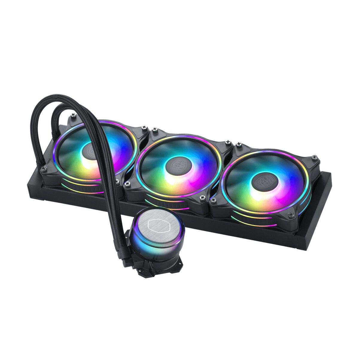 Cooler Master trình làng bộ tản nhiệt nước MasterLiquid Illusion sáng ảo diệu với block nước RGB phủ mờ