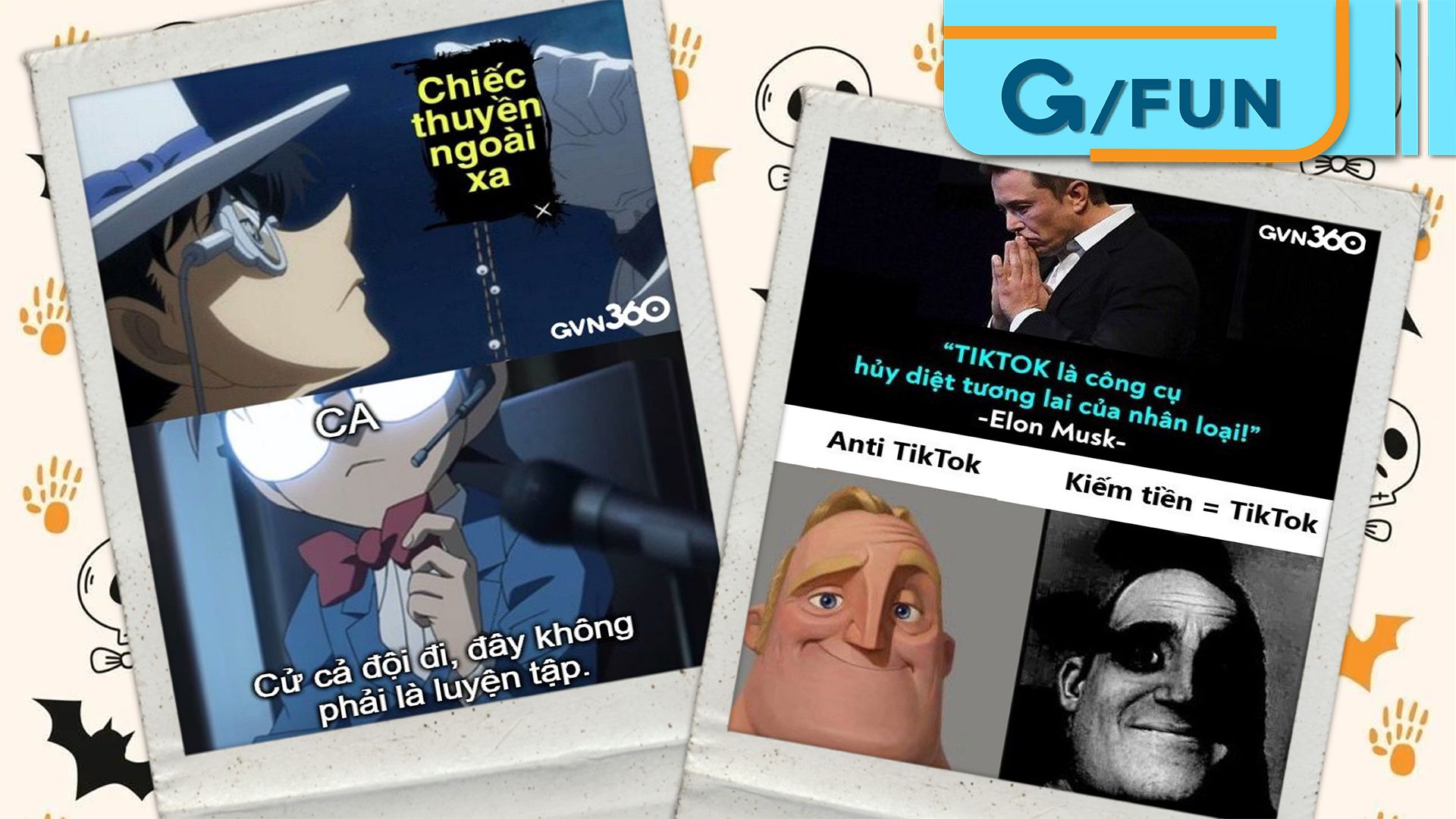 Tổng hợp meme hài hước cuối tuần: Kaito Kid bị bắt, Elon chửi TikTok, lôi thần bị đánh đòn…